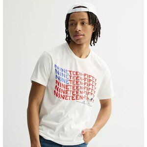 Men's Peanuts Snoopy & Woodstock "Nineteen-Fifty" Flag Graphic Tee XL